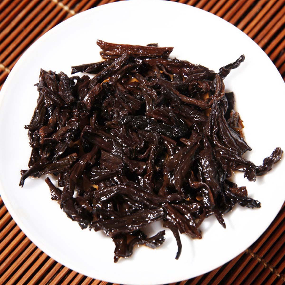 HelloYoung Black Puer Tea China Bulk Loose Leaf Ripened Puerh Tea Cooked Pu-erh Tea Yunnan