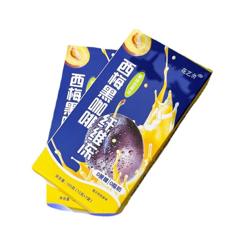 HelloYoung Prune Black Coffee Fiber Jelly Fruit Flavored Jelly Prune Dietary Jelly 105g