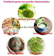 Natürlicher organischer Matcha Tee 150g  Abnehmen Matcha Grüner Tee Pulver