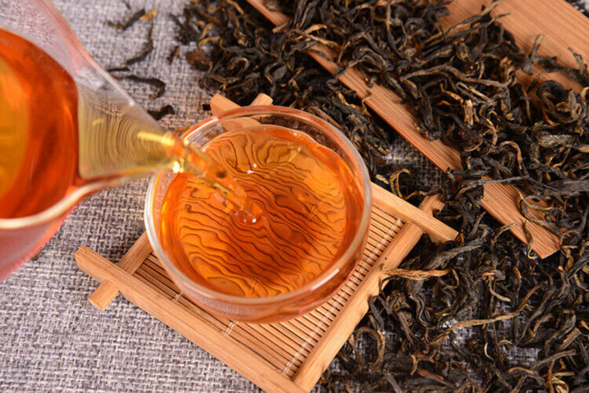 HelloYoung 500g Yunnan Fengqing Black Tea Two Leaves Mao Feng Dian Hong Kung Fu Black Tea