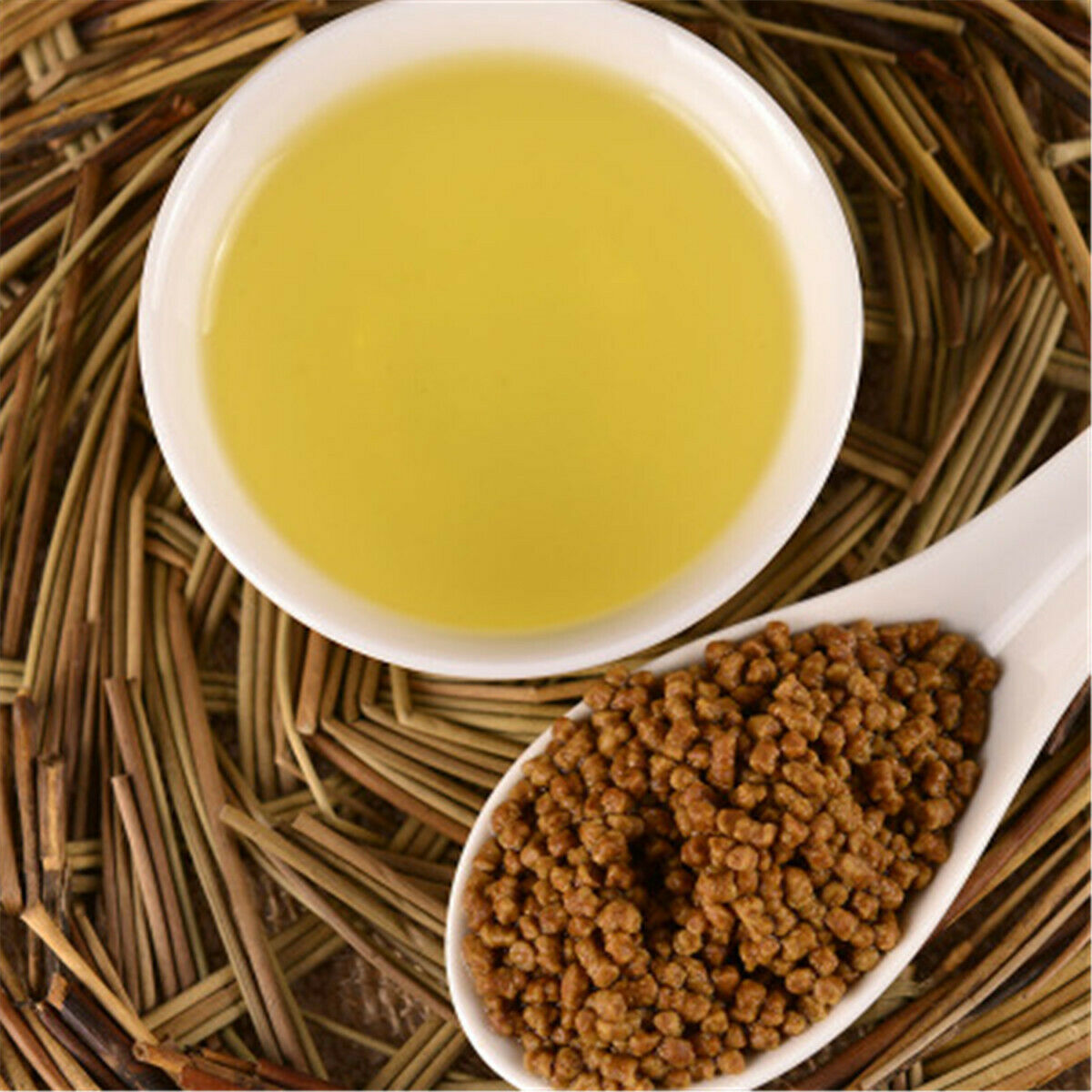 HelloYoung Roasted Natural Tartary Buckwheat Tea Green Tea Loose Leaf Organic Herbal Tea
