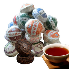 HelloYoungTop Grade 10 Pcs Puerh Tea Chinese Raw and Cooked Pu-erh Tuocha Slimming Mini tea