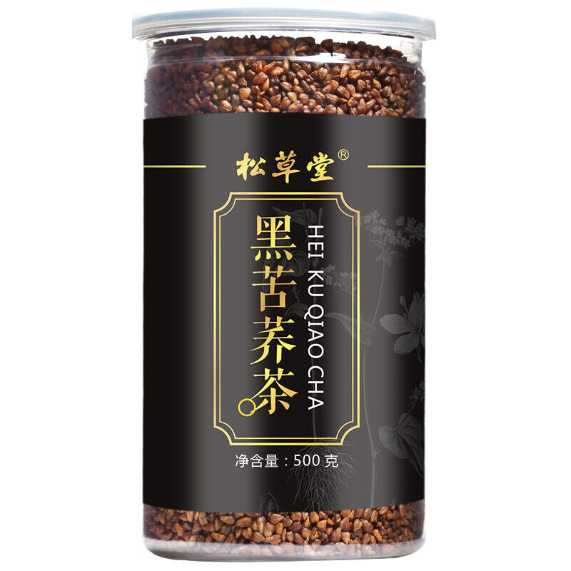 HelloYoung 500g Black Tartary Daliang Mountain Buckwheat Tea Organic Herbal Tea Health Care