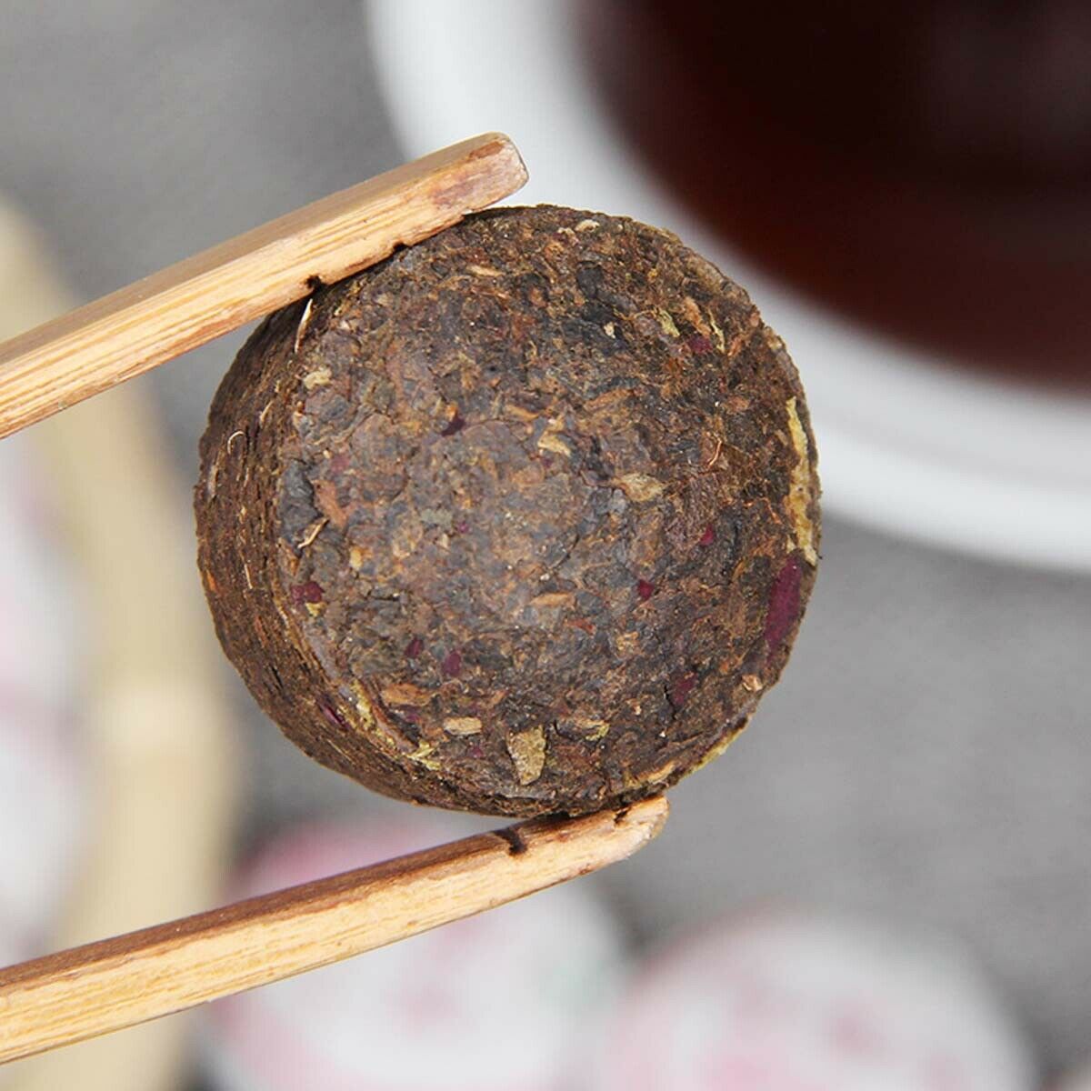 HelloYoung Ripe Puerh Tea Mini Tuo Tea Rose  Chinese Yunnan Cooked Black Tea Healthy Care