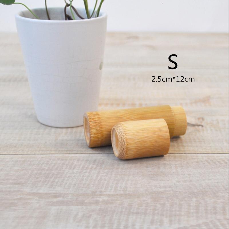 3 Size Handmade Bamboo Tea Canister Spice Caddy Storage Box Organizer Tea Leaves Storage Bottle Tubes Spice Jars A05