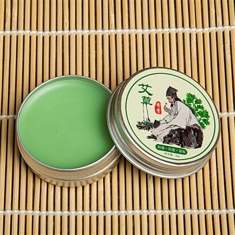 5pcs/lot  Chinese Medicine Herbal Moxa Moxibustion Cream Ointment Balm Relief Arthritis Neck Body Pain Health Care Tsao Mugwort