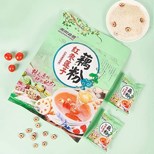 HelloYoung Chinese Red Date Lotus Root Powder Instant Soup 500g (about 35.5g*14 Bags)