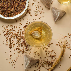 HelloYoung 2023 TEARELAE Himalayan Tartary Buckwheat Teabags 6g*30 Bags Roasted Nuts Aroma