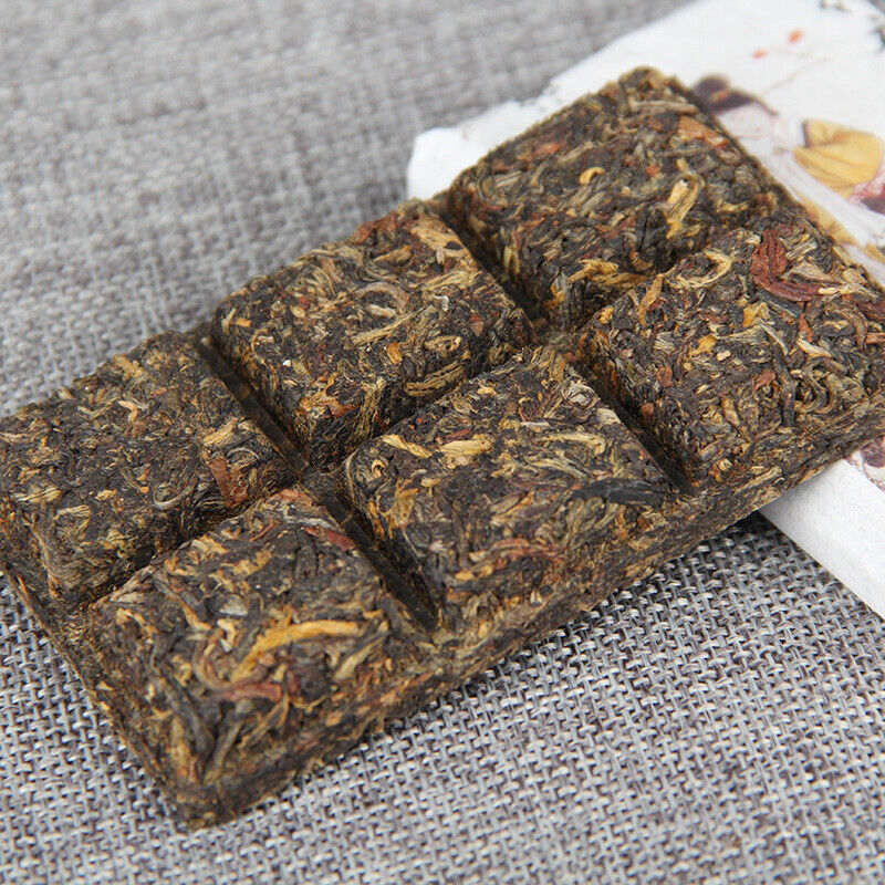 HelloYoung Tea2021 Yunnan Muzhi Dianhong Red Rhyme Small Brick 50gPc Mini Black Tea