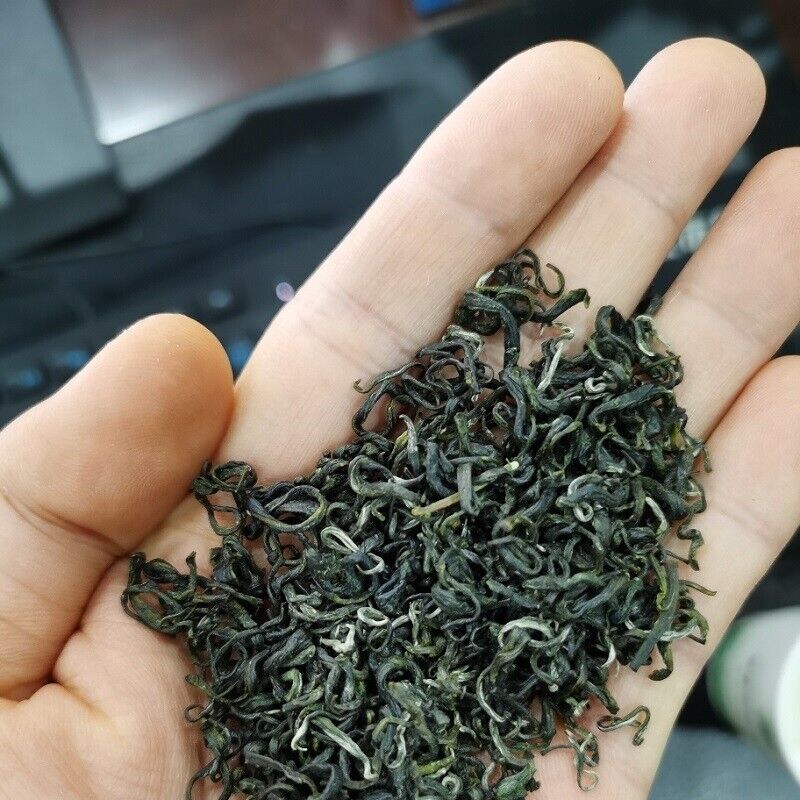 HelloYoung Ming Qian Biluochun Spring Organic Fresh Chinese Green Tea Chun Bi Luo 250g Tin
