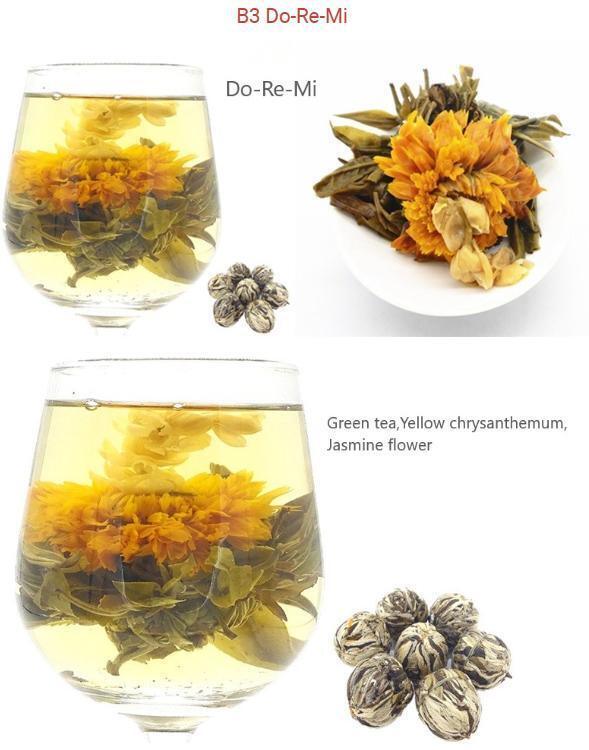 16Pcs Hot Sale Handmade Art Flower Blooming Tea Ball Beautiful Flowering Tea