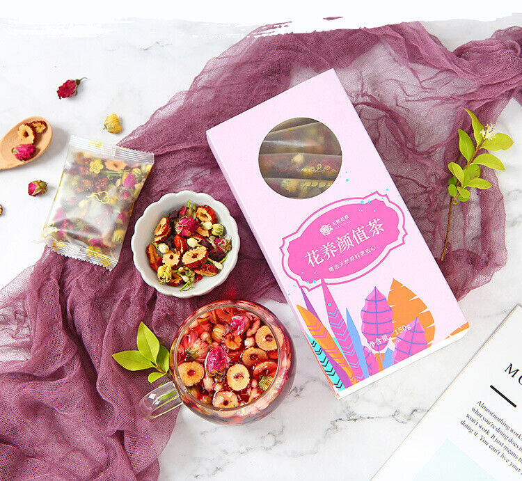 HelloYoung Rose Luoshen Wholesale Flower Tea Chrysanthemum Red Date Sliced Flower Tea