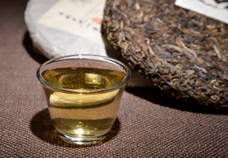 Puerh Tea Raw Tea Cake Smooth Bamboo Liang Zi Raw Tea Cake Pu'er Cake Tea 357g