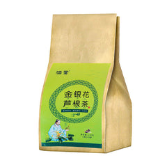 HelloYoung Organic Chinese Herbal Tea Honeysuckle Reed Root Herb Medicine Teabag 5g*30 Bags