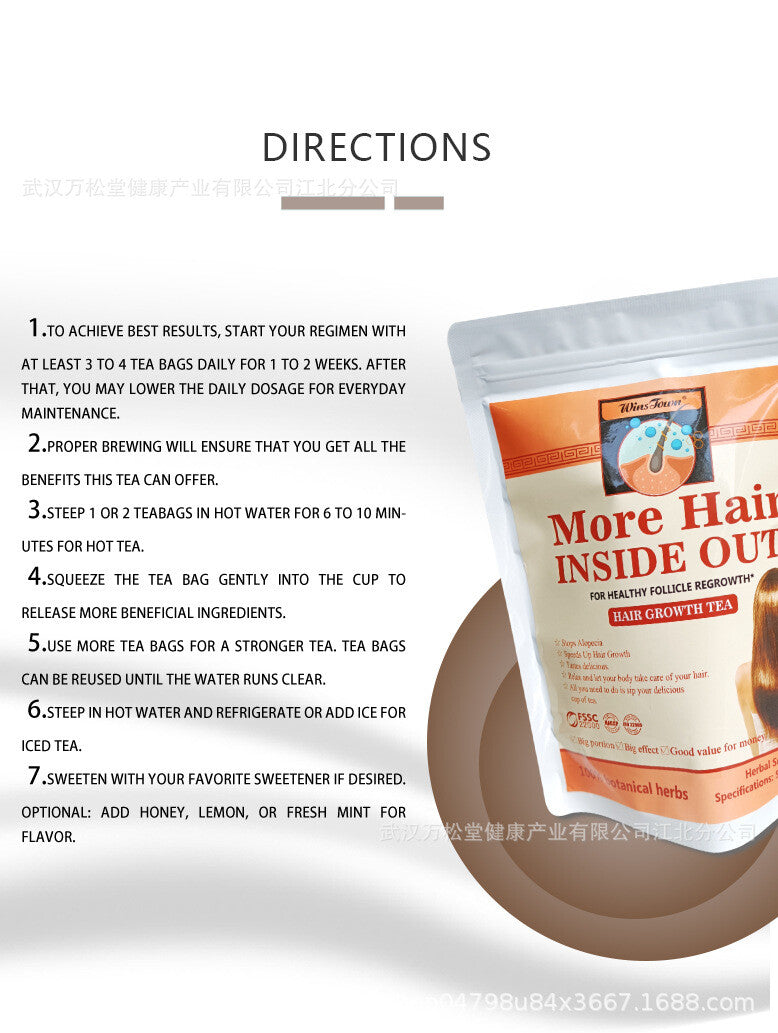 Scalp Care Herbal Therapy Tea More HAIR GROWTH TEA Inside out 150g