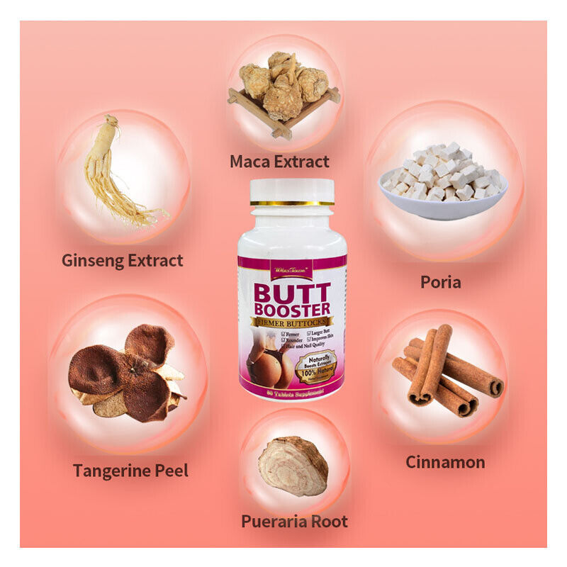 BOOTY ENLARGER PILLS bigger butt lift glutes hips thighs Enlargement Enhancement