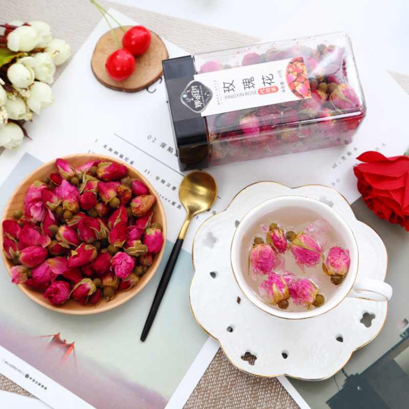 HelloYoung Canned herbal tea rose honeysuckle jasmine lemon chrysanthemum tea fruit tea