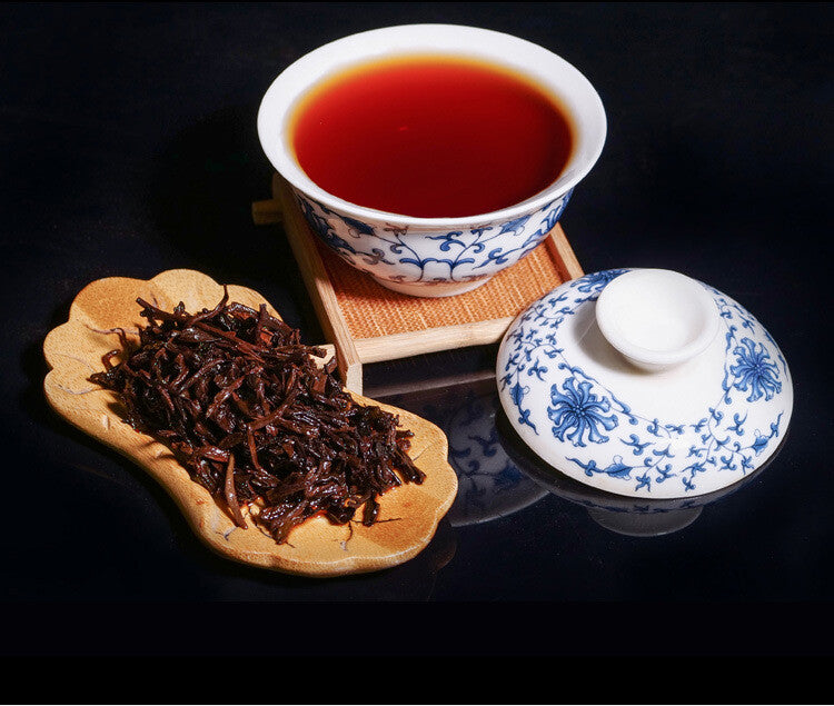500G Pu'er Loose Tea High Quality Ripe Tea Yongming Tea Factory Aged Ripe Tea