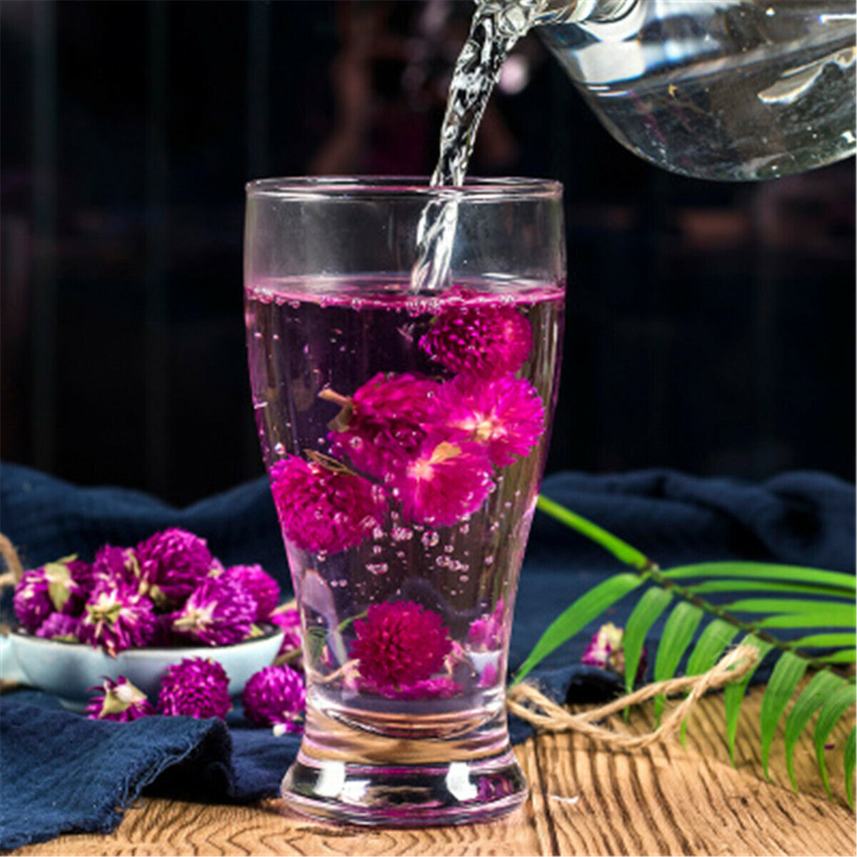 HelloYoung Flos Gomphrena Globosa Flower Tea Traditional Preserved Flower Tea