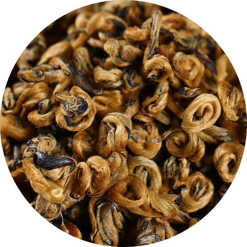 HelloYoung Crested Early Spring Honey Rhyme Gold Screw China Kunming Dianhong Tea Black Tea