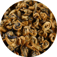 HelloYoung Crested Early Spring Honey Rhyme Gold Screw China Kunming Dianhong Tea Black Tea