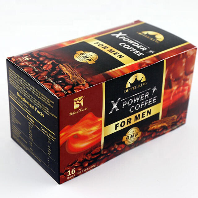 Man X Power Coffee Maca Enlargement Instant Natural Herba Power Coffee 10g*20bag