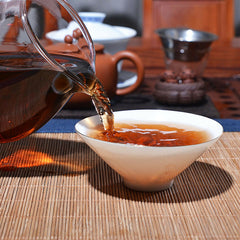 HelloYoung 357g Top Grade Ripe Pu erh Tea Yunnan Palace Tea Collection Puer Cooked Tea Cake