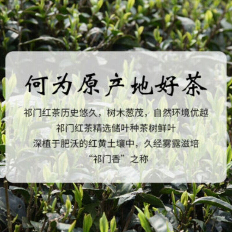 HelloYoung Premium Qimen Qi Men Gongfu Hong Cha 100g Chinese Anhui Keemun Black Tea