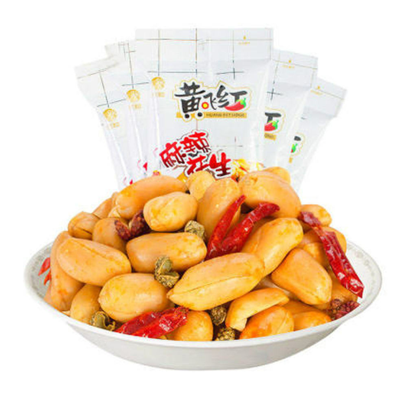 Huang Fei Hong Spicy Crispy Peanut 350g 黃飛紅麻辣花生 70g*5袋