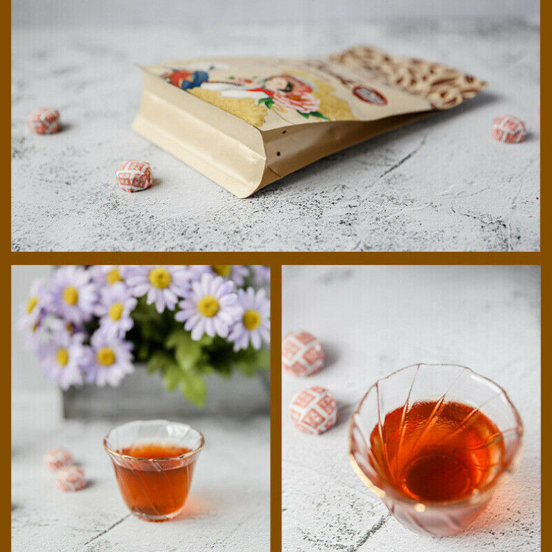 HelloYoung XIAGUAN Brand Wei Tuo Pu-erh Tea Mini Tuo Cha Top 200g Ripe Puer Tea Shu Tuocha