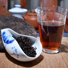 HelloYoung Ripe Pu-erh Tea 357g Oldest Puer Tea Tree Puerh Tea Black Tea Cooked Pu-erh Tea