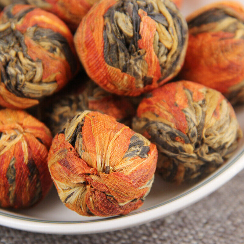 500g Yunnan Dian Hong Tea Lily Dragon Ball Black Tea Chinese Premium Kung Fu Tea
