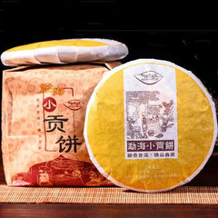 Chinese Fermented Mini Pu-erh Cake 100g Ripe Tea Menghai Royal Cooked Tea Cake