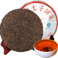 HelloYoung Menghai Dayi Classic 7572 Health Tea Puer China Cooked Puerh Ripe Puerh Tea 357g