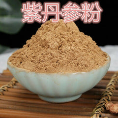 HelloYoung Organic Wild Danshen Powder Dan Shen Herbal Medicine Chinese Salvia Miltiorrhiza