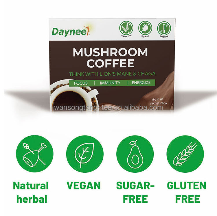 Slimming Products Weight Loss Coffee Mushroom Coffee Beverages Powder