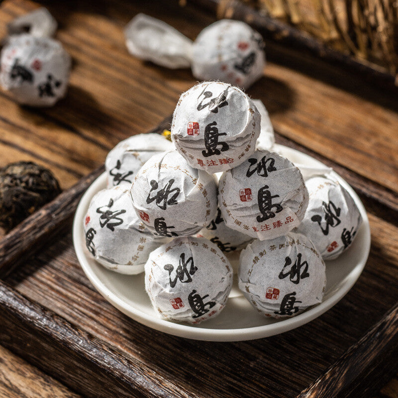 Wholesale factory price compressed fermented/ripe puerh tea flavored Chinese