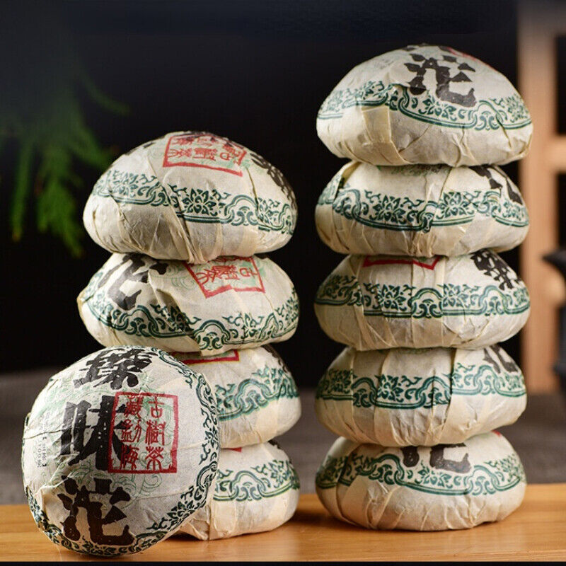 HelloYoung Chinese Natural Raw Pu'er Tuocha Top Menghai High Mountain Pu-erh Green Tea 500g