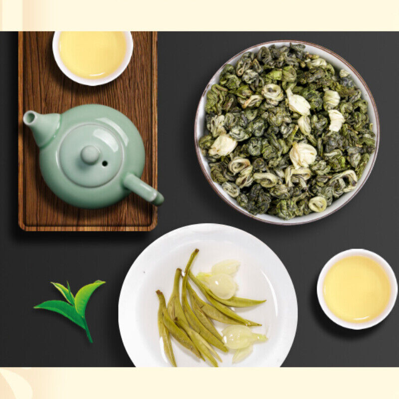 HelloYoung 100% Organic Premium Authentic Jasmine Flower Tea 250g Chinese Ecology Green Tea