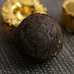 HelloYoung 500g Pu-erh Tea Aged Pu-erh Ripe Tea Glutinous Aroma Small Golden Tuo (RX)