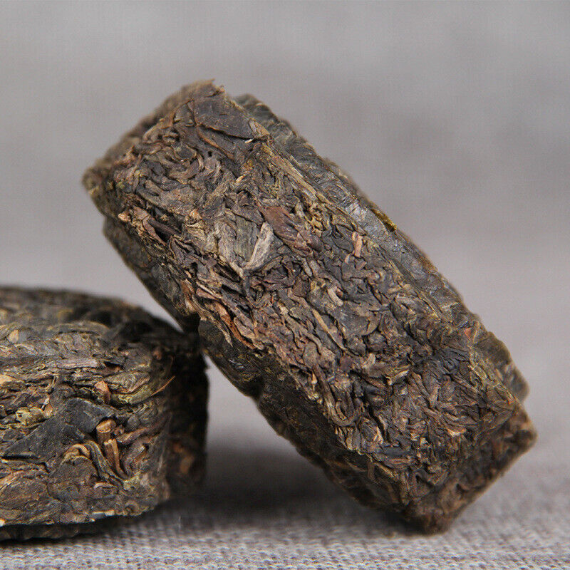 Moon Round Green Food  Puerh Tea Moon Cake Flower Good 100g/3.52oz Pu'er Raw Tea