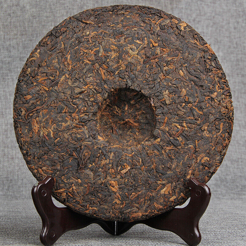 HelloYoung Tasty Golden Bud Ripe Tea Big Leaf Pu'er Tea Cake High Quality Black Tea 357g
