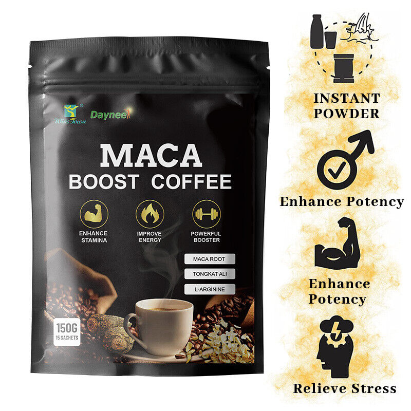 Maca Man Power Energy Extract Coffee Herbs Maca Coffee for Men Chocolate