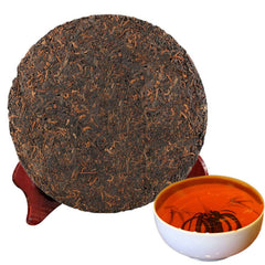HelloYoung Menghai Dayi Classic 7572 Health Tea Puer China Cooked Puerh Ripe Puerh Tea 357g