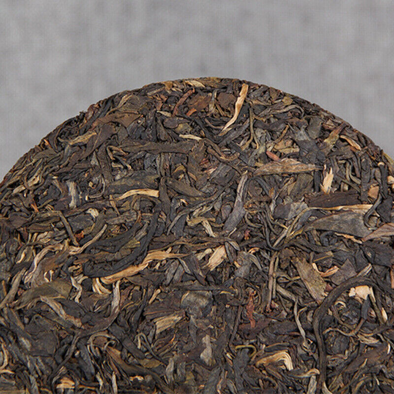 HelloYoung Puerh Green Tea Pu-Erh Tea Pressing Process Cha Pu'er Tea Cake Craft Tea 357g