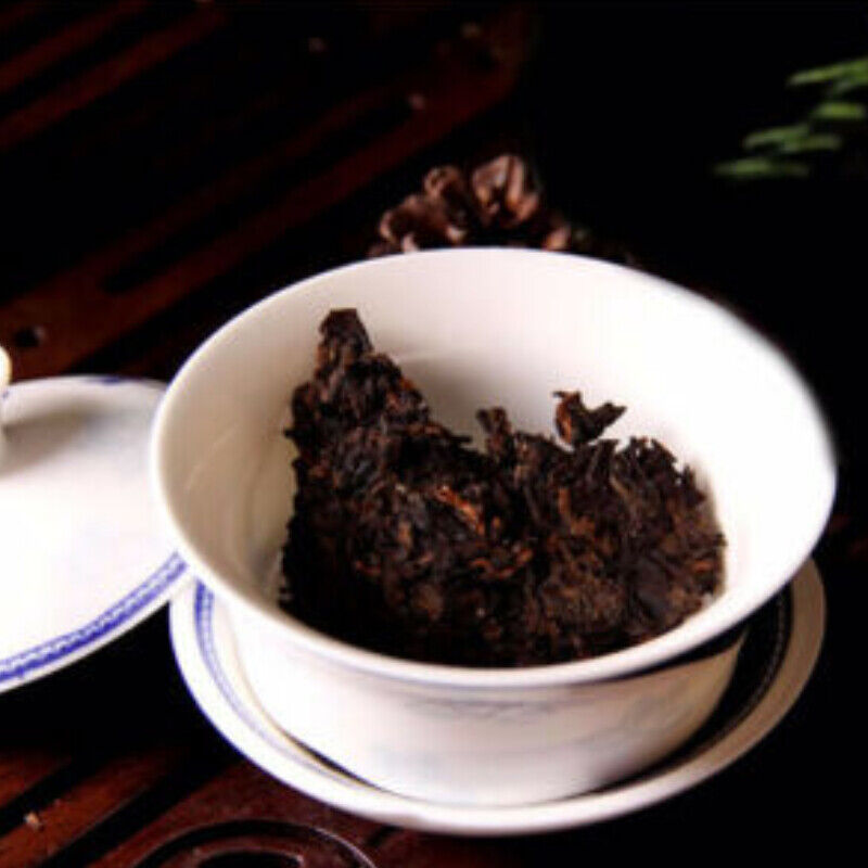 HelloYoung 357g Ripe Pu-erh Heaven Earth Menghai Royal Golden Buds Top Old Arbor King Tea