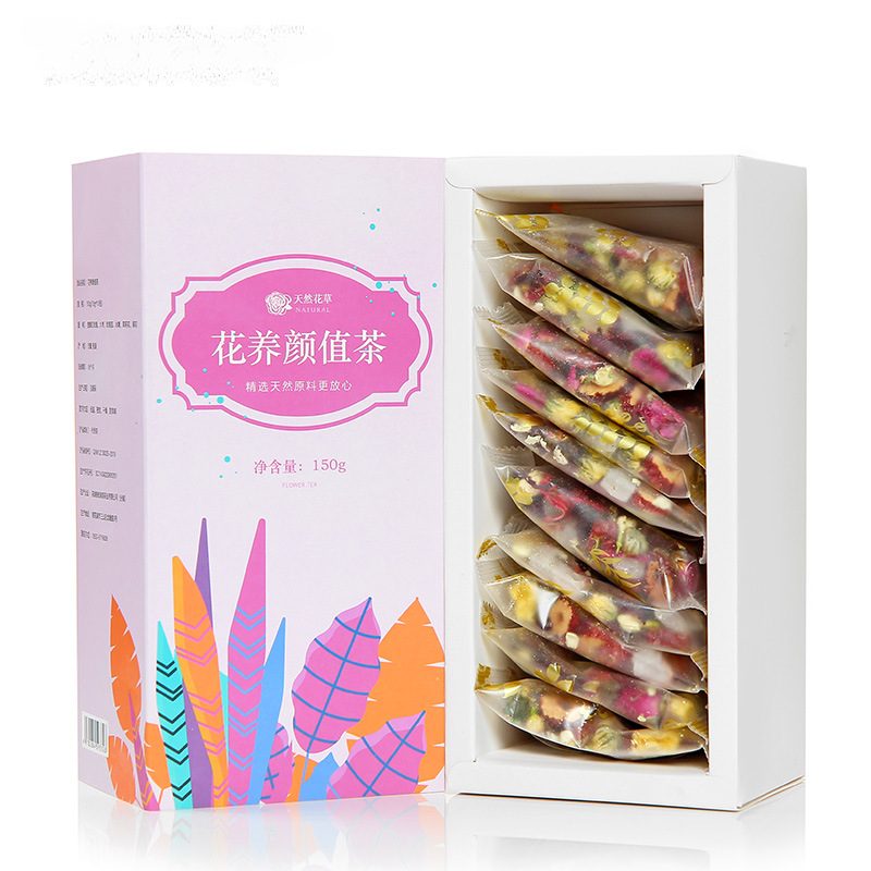 HelloYoung Rose Luoshen Wholesale Flower Tea Chrysanthemum Red Date Sliced Flower Tea
