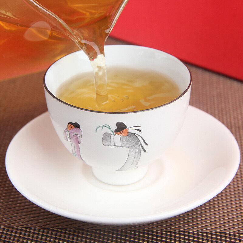 HelloYoung Huahaoyueyuan Pu'er Tea Gift Tea Top-Grade Thin Sliced Pu'er Tea Cake 480g