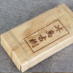 HelloYoung Puerh Raw Tea Brick 500g Golden Leaf Bingdao Ancient Tree Candy Sweet Tea Yunnan