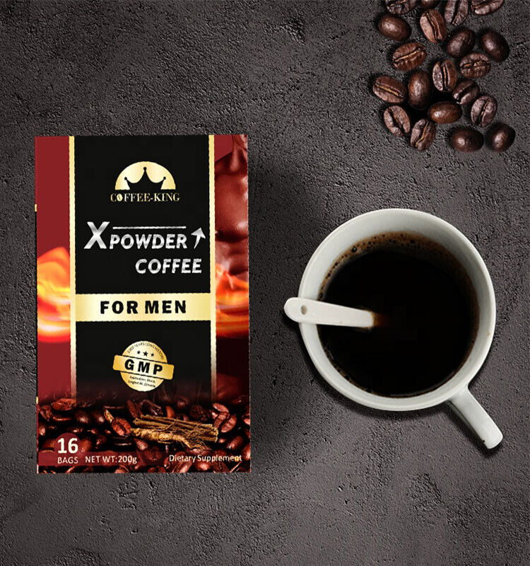 Man X Power Coffee Maca Enlargement Instant Natural Herba Power Coffee 10g*20bag